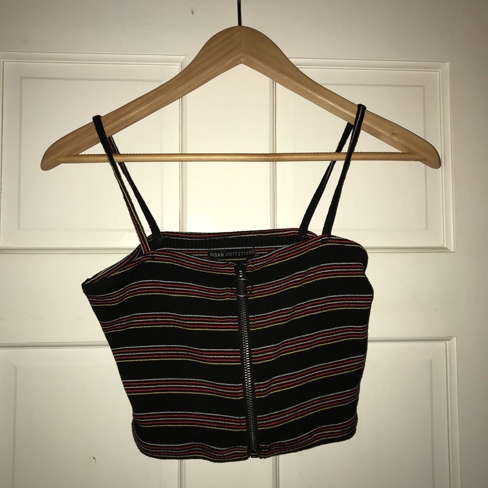 Striped Cropped Top - Picture 4 of 5